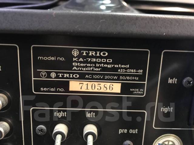 Trio ka 7006 схема