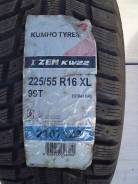 Kumho I'Zen KW22. Зимние, под шипы, 2011 год, без износа, 4 шт