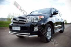 Кенгурятники. Toyota Land Cruiser, GRJ200, J200, URJ200, URJ202, URJ202W, UZJ200, UZJ200W, VDJ200 Двигатели: 1GRFE, 1URFE, 1VDFTV, 2UZFE, 3URFE