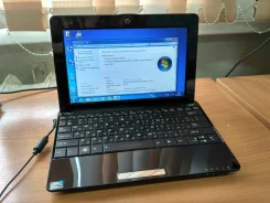 Asus Eee PC 1005P. 10.1", 1,7����, ��� 2048 ��, ���� 160���, WiFi, Bluetooth, ����������� �� 4��. ����
