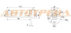 Эксцентрик нижнего рычага TOYOTA 4RUNNER/FJ CRUISER/HILUX SURF/LAND CRUISER PRADO/LEXUS GX470 02- ST-48409-60020