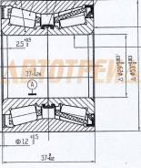 Подшипник RR ступицы FORD FOCUS 98-05/MAZDA 2/DEMIO/VERISA 02-