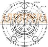 Ступичный узел RR MMC AIRTREK CU# 2WD/LANCER CS5A 04- 2WD 5x114 ST-MR527453