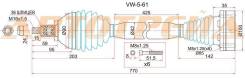 Привод в сборе RH VOLKSWAGEN POLO 10- МКПП 4D (RUS) VW-5-61