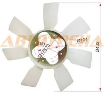 Крыльчатка вентилятора TOYOTA 1-3RZF#,2TR-FE SAT ST1636175020
