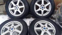 Отличная зима Dunlop 225/65 R17 на стильном литье Bridgestone FEID. 7.0x17" 5x114.30 ET38