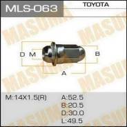Гайка колёсная Toyota 14x1.5, под ключ=21 (с шайбой)