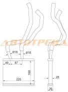 Радиатор отопителя салона NISSAN SUNNY B15/BLUEBIRD SYLPHY/ AD/WINGROAD Y11 98-05