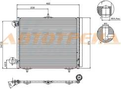 Радиатор кондиционера CITROEN C2/C3 01-09/PEUGEOT 1007/207 05- SAT STPG043940