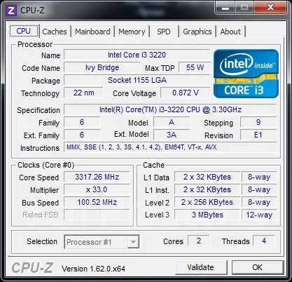 Intel Core i3-3220 ����
