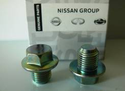 Пробка поддона сливная. Nissan: King Cab, Vanette Truck, Altima, Lucino, Figaro, NX-Coupe, 370Z, NP300, Almera, Civilian, Cedric, Cherry, Caravan, Ter...