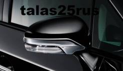 Накладка на зеркало. Toyota: Ractis, Wish, Prius a, Mark X, Venza, iQ, Camry, Prius