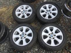 Комплект оригинальных дисков BMW+Зимние шины Bridgestone Blizzak RFT. 7.0x16" 5x120.00 ET44 ЦО 72,6 мм.