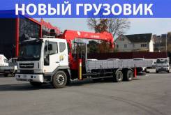 Daewoo Novus. Новый с манипулятором 8 тонн., 7 640 куб. см., 11 000 кг.