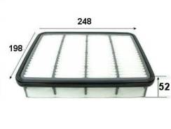 Фильтр воздушный. Mitsubishi: RVR, Legnum, Galant, Chariot, Aspire, Chariot Grandis Двигатели: 4G63, 4G64, 4G93, 4G94, 6A12, 6A13, 6G72