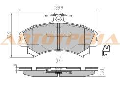 Колодки тормозные FR MITSUBISHI COLT VI 02-12 ST-4605A734