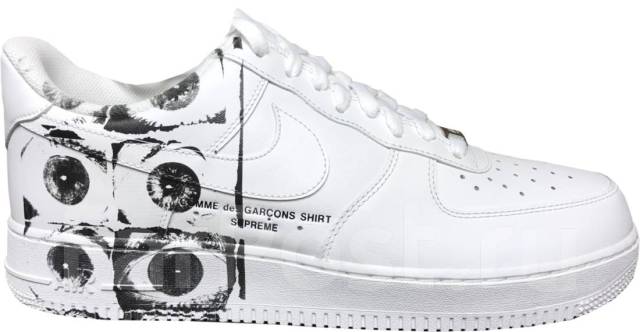 air force 1 low supreme comme des garcons