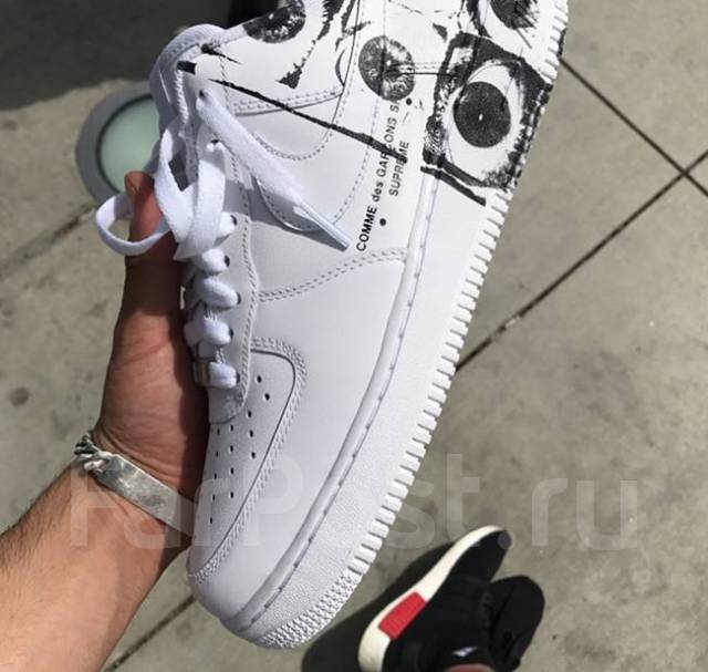 Supreme x Comme des Garcons Shirt x Nike Air Force 1 Low 07 37 38 39 40 41 42 43 6 500