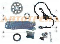 Комплект для замены цепи ГРМ TOYOTA 4K/5K/7K 88- SAT TKTY108A