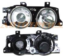 Фара BMW E34 88-95/E32 87-95 электрокорректор TG-444-1114ER