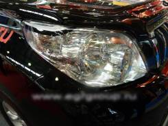 Накладка на фару. Toyota Land Cruiser Prado, GDJ150, GDJ150L, GDJ150W, GRJ150, GRJ150L, GRJ150W, GRJ151W, KDJ150, KDJ150L, LJ150, TRJ120, TRJ150, TRJ1...