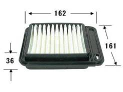 Фильтр воздушный. Suzuki Wagon R Solio, MH21S, MH22S Suzuki Wagon R Wide, MH21S, MH22S Suzuki Cervo, HG21S Suzuki Wagon R Plus, MH21S, MH22S Nissan Ro...