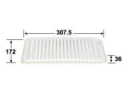 Фильтр воздушный. Daihatsu Tanto, L350S, L360S Daihatsu Mira, L250S, L250V, L260S Daihatsu Move, L150S, L160S Daihatsu Move Latte, L550S, L560S Двигат...
