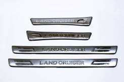 Накладка на порог. Toyota Land Cruiser, FZJ100, HDJ100, HDJ100L, J100, UZJ100, UZJ100L, UZJ100W