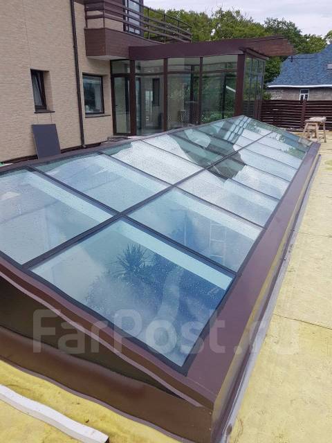 Зенитный фонарь, изготовление и монтаж на крыше во Владивостоке