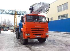 КамАЗ 43118 Сайгак. Автогидроподъемник ВИПО-36-01 на шасси Камаз-43118 (6х6), 11 760 куб. см., 36 м.