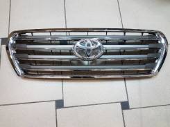 Решетка радиатора. Toyota Land Cruiser, GRJ200, URJ200, URJ202, URJ202W, VDJ200, UZJ200W, J200, UZJ200 Двигатели: 1GRFE, 1URFE, 1VDFTV, 3URFE, 2UZFE