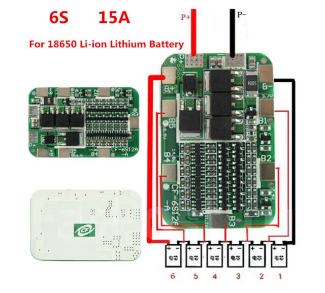 Bms 6s схема подключения