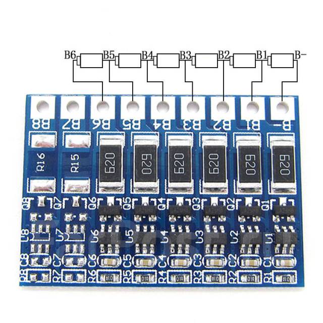 Плата bms 5s схема