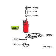 Насос топливный. Lexus: HS250h, IS200, ES300, ES330, IS300, RX400h, ES350, RX300 Toyota: Regius Ace, Windom, Corona, Lite Ace, Corolla, Tercel, Dyna...