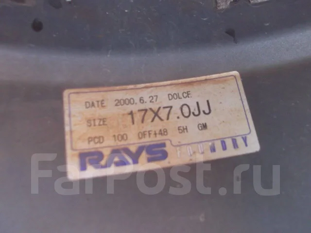 RAYS Versus Dolce. 7.0x17", 5x100, ET48, �� 65���. ��� ����� �� ����������� ������ ����