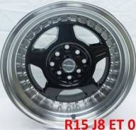 Weds Sport. 8.0x15", 4x100.00, 4x114.30, ET0, ЦО 73,1 мм.