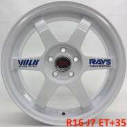 RAYS VOLK RACING TE37 Gravel. 7.0x16", 5x100.00, ET35, ЦО 73,1 мм.
