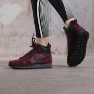 Фирменные Водозащитные Замшевые Nike MD Runner 2 Premium 845059 600. 37