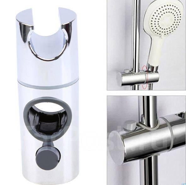 Держатель (кронштейн) для лейки душа регулируемый для штанги 25 мм, под ...