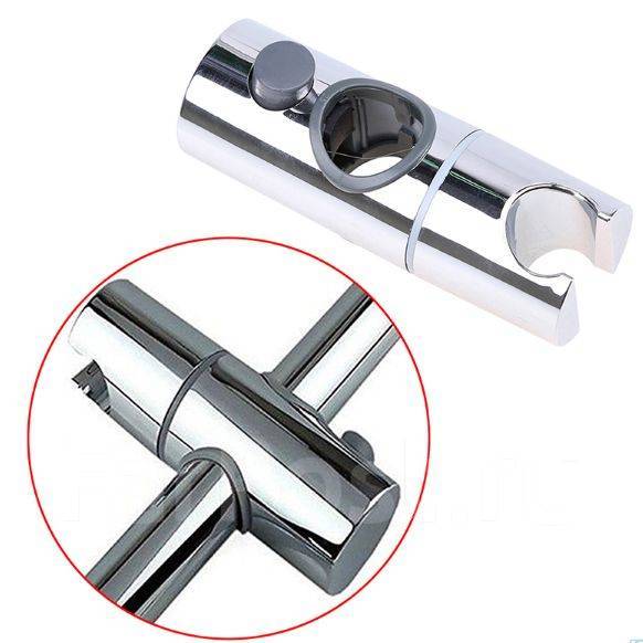 Держатель (кронштейн) для лейки душа регулируемый для штанги 25 мм, под ...