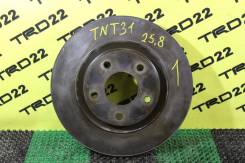 Диск тормозной. Nissan: Qashqai+2, X-Trail, Sylphy, Sentra, Dualis, Qashqai, Pulsar, Juke Renault Koleos, HY0 Двигатели: HR16DE, K9K, M9R, MR20DE, R9M...