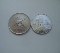 Южная Корея, 500 вон 1983 + 100 вон 2003