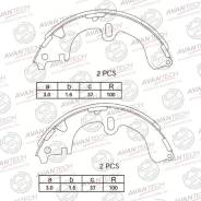 Колодки стояночного тормоза. Toyota: Carina, Caldina, Camry, Carina ED, Corona, Corolla Spacio, Corolla, Carina II, Carina E, Corona Exiv, Celica, Vis...