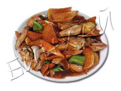 Курица тушеная кусочками с картофелем