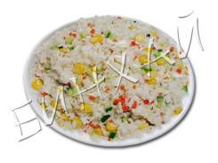 Рис с кукурузой и яйцом