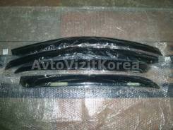 Ветровики SsangYong New Actyon 11-, Korando C 11- (черные) A132