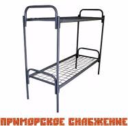 Двухъярусная металлическая кровать 70х190х165 см. в Хабаровске Кровати двухъярусные. Под заказ