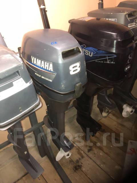 Продам лодочный мотор Yamaha 8л. с. 2007г. Без пробега по России, 8,00 ...
