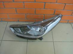 Стекло фары. Kia Rio Hyundai Solaris, HCR Двигатели: G4FC, G4LC
