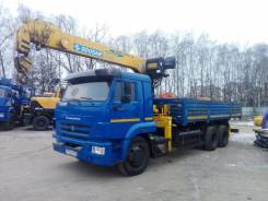 Soosan SCS736LII. КМУ Камаз 65117 + , б/у (2014 г. в., 55 000 км), 11 111 куб. см., 20 000 кг.